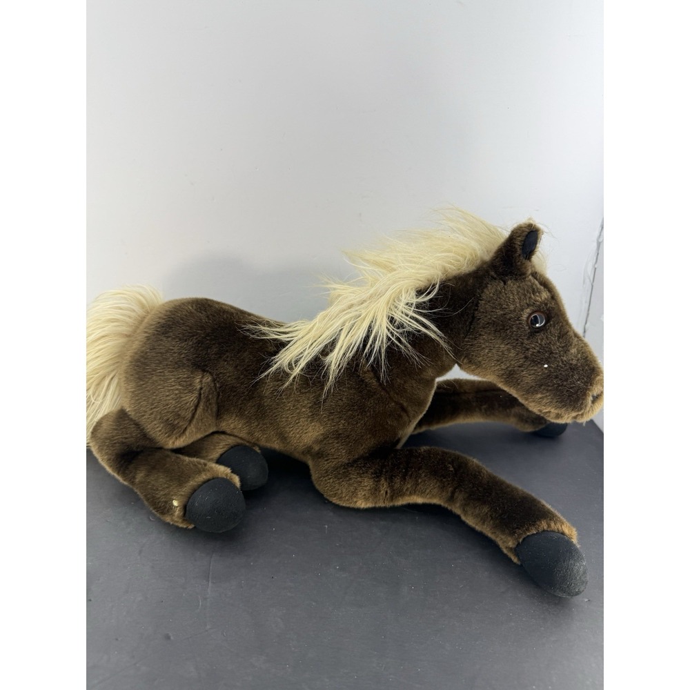 2003 Breyer Horse Plush Dark Brown 005921 Laying Down 18"